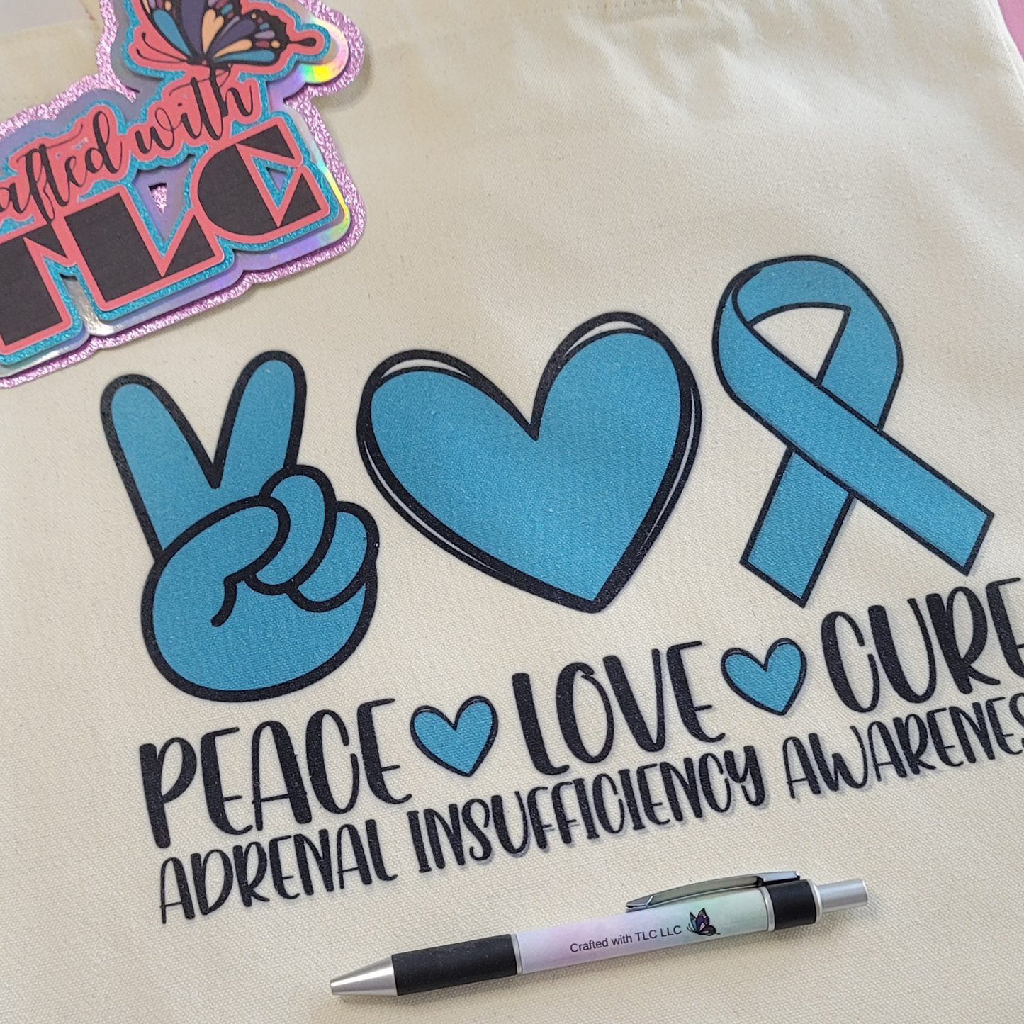 Adrenal Insufficiency Awareness Tote Bag