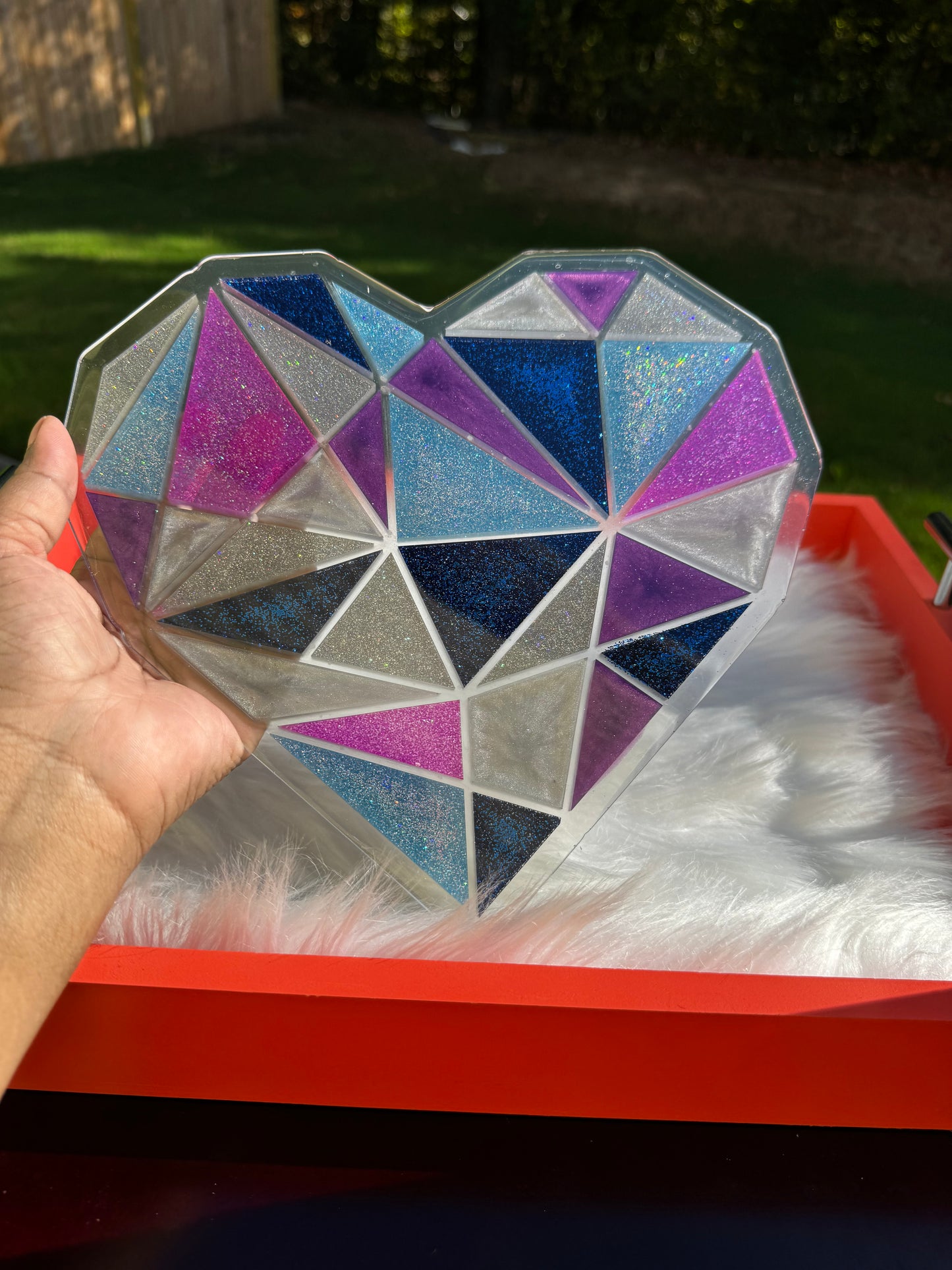 Custom Geometric Heart