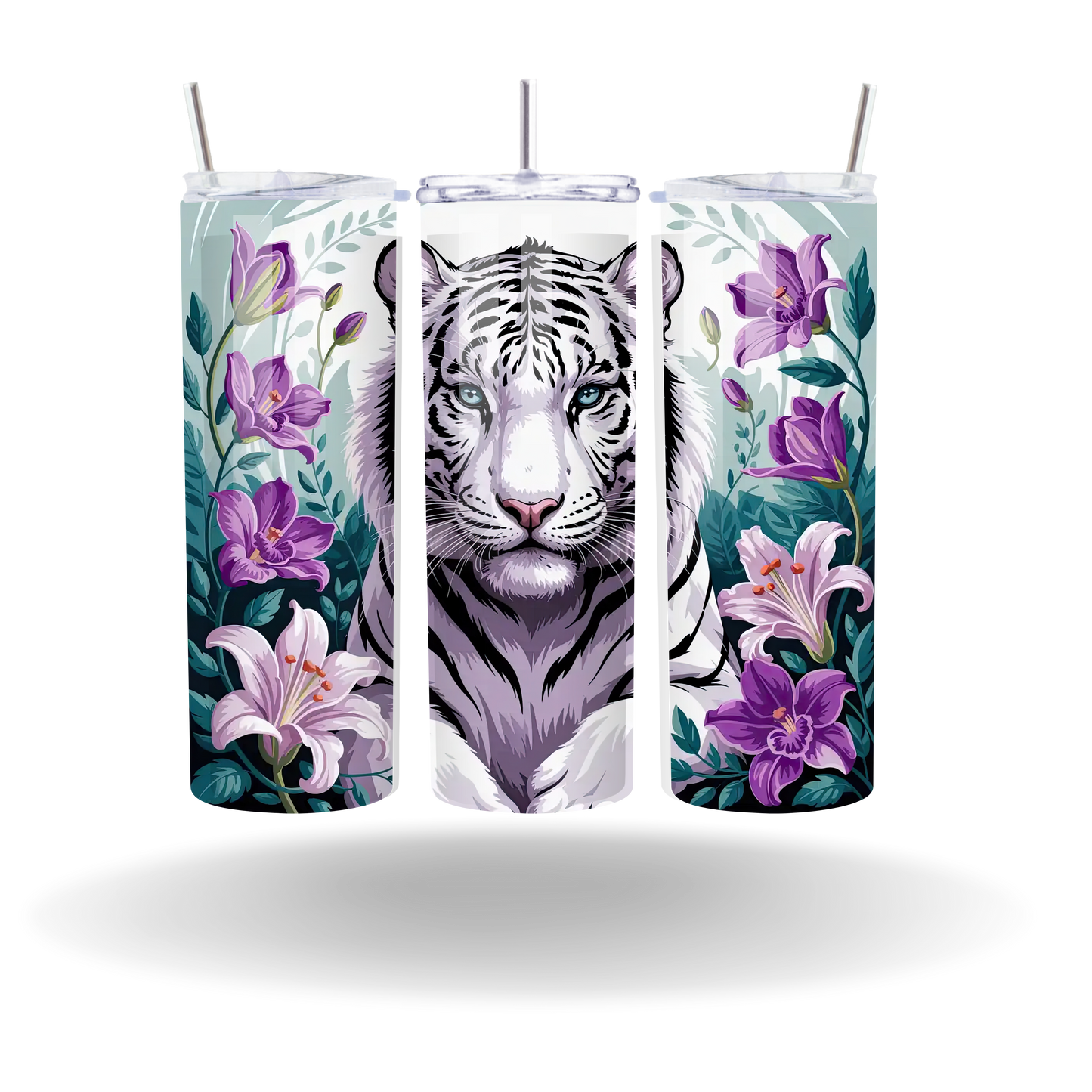 Purple Tiger Tumbler