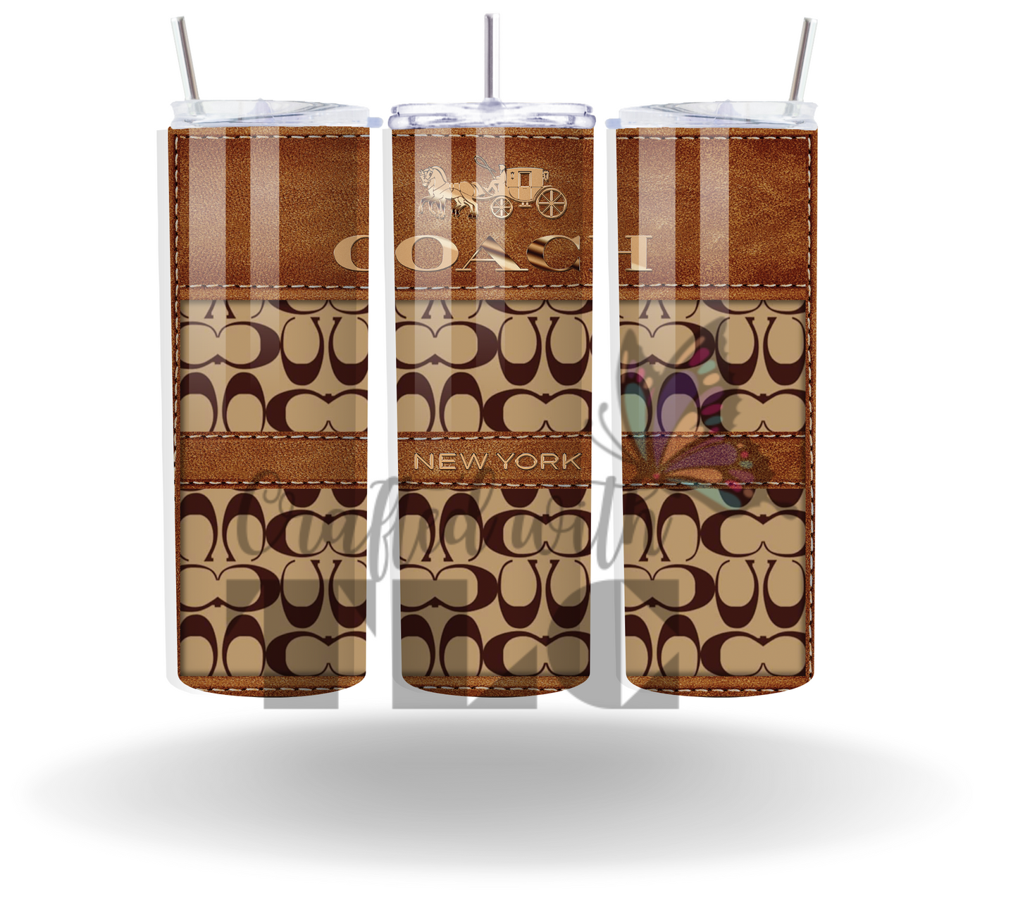 Coach Inspired Tumbler