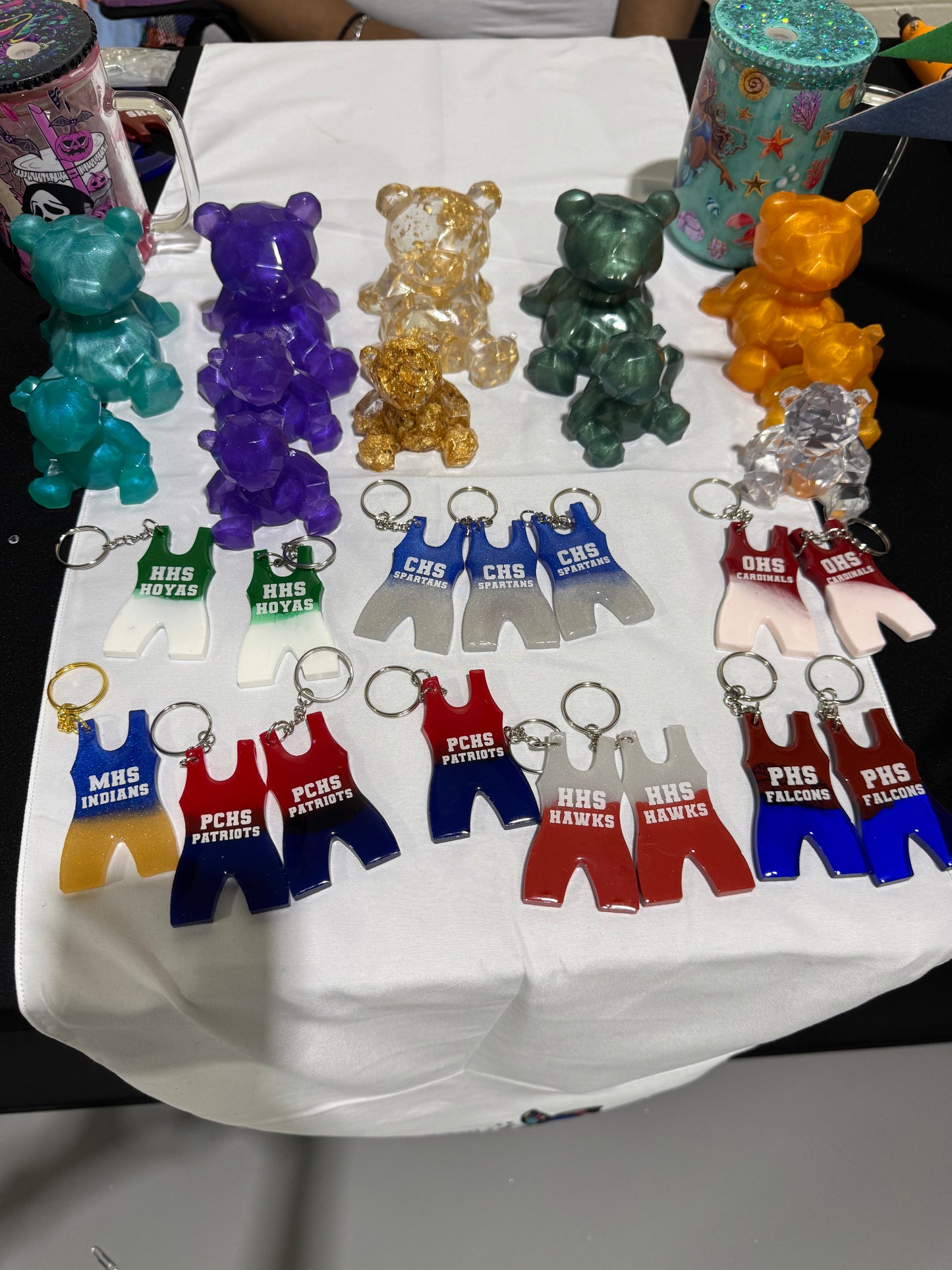 Wrestling Singlet Keychain