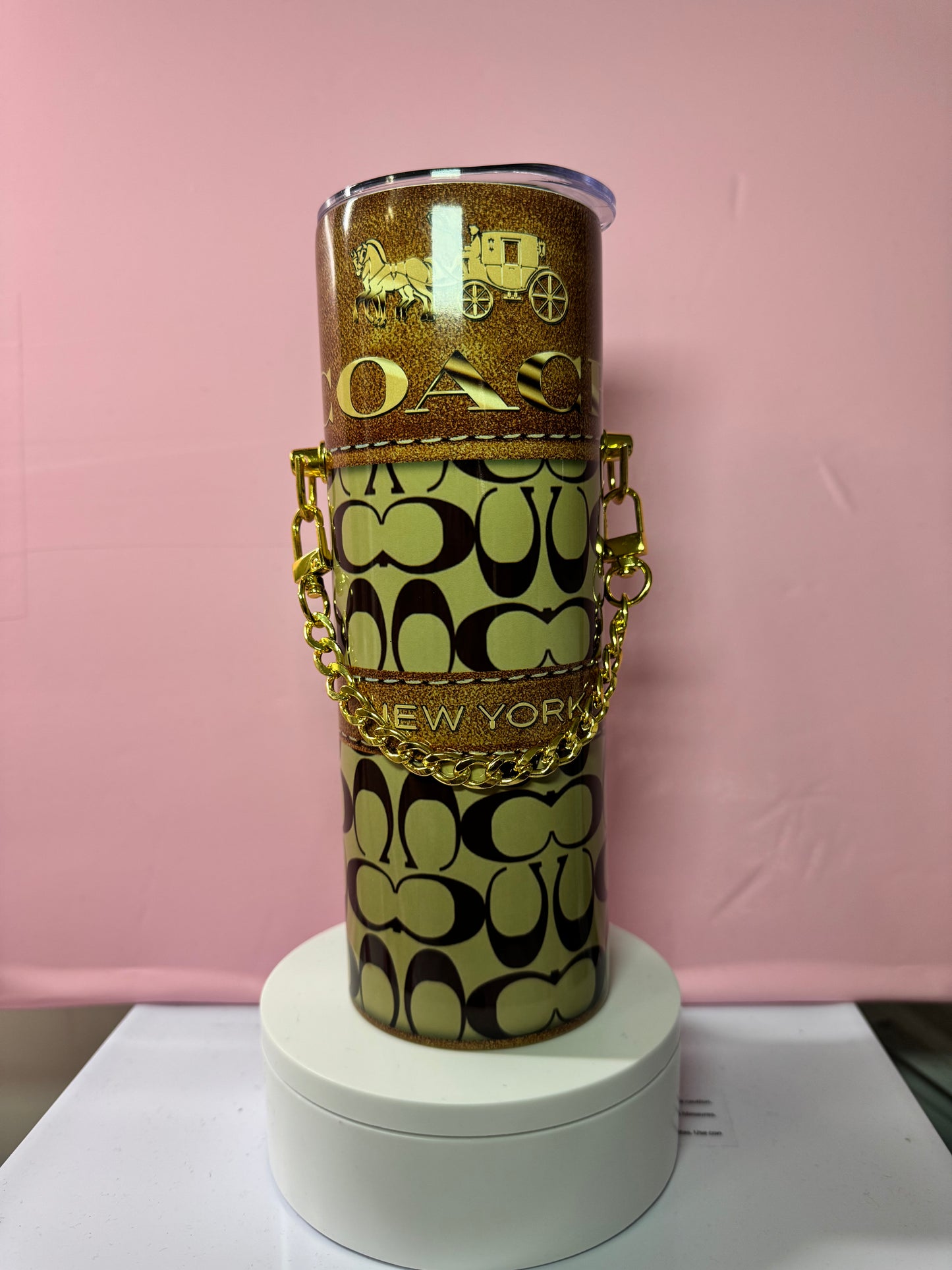 Coach Inspired Tumbler