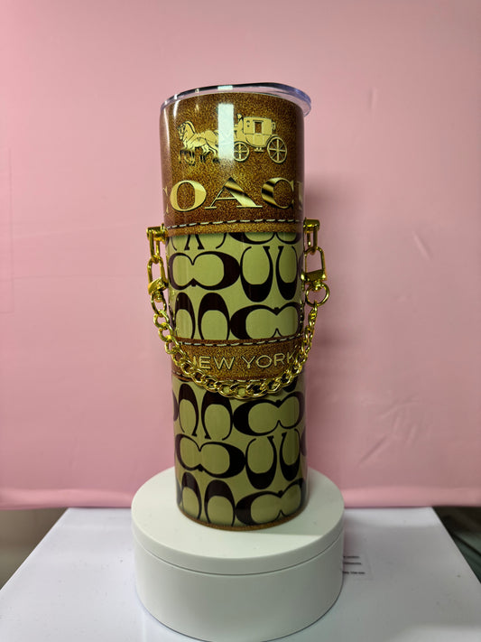 Coach Inspired Tumbler