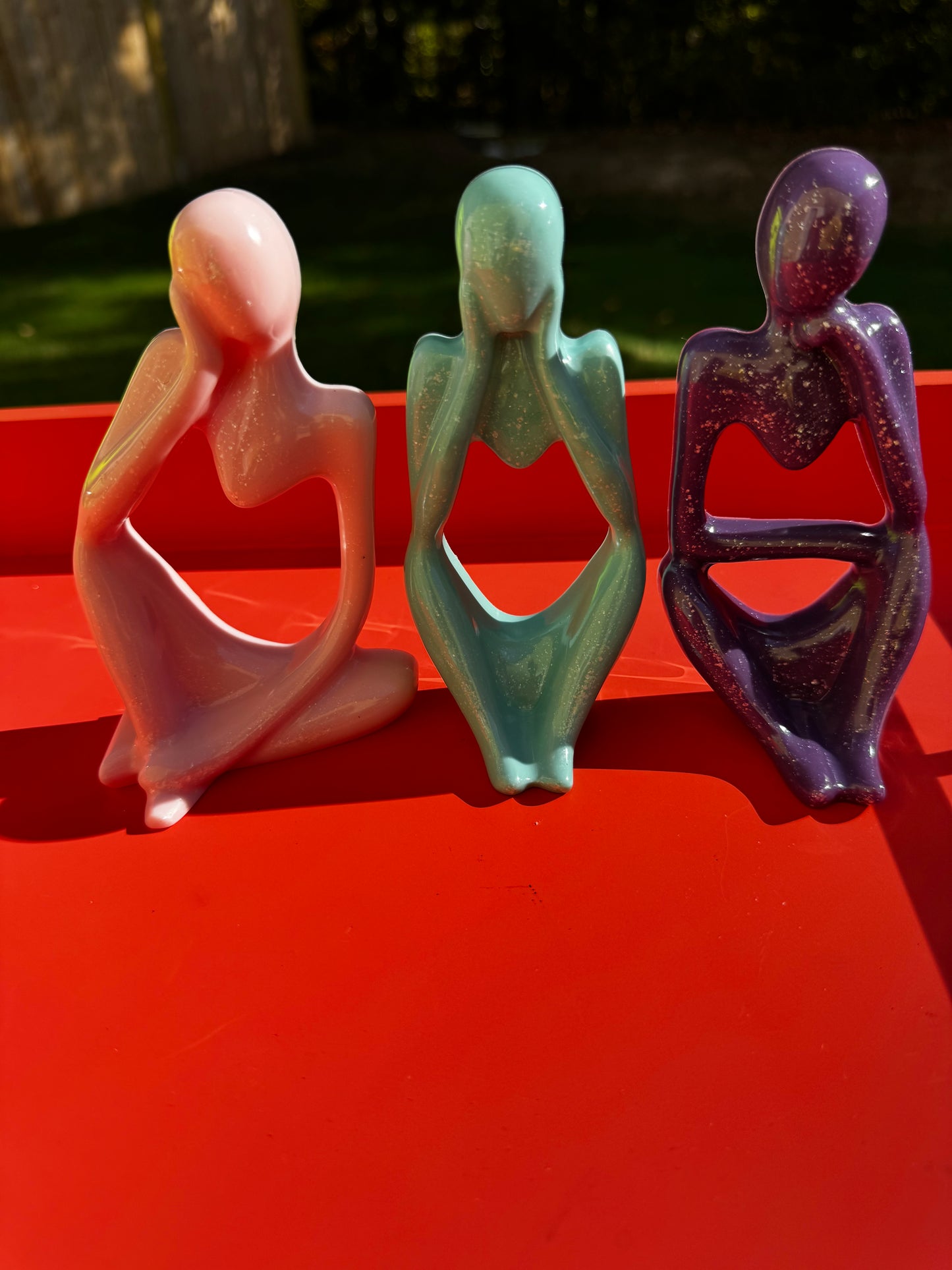 Pink Purple Teal Glitter Thinkers