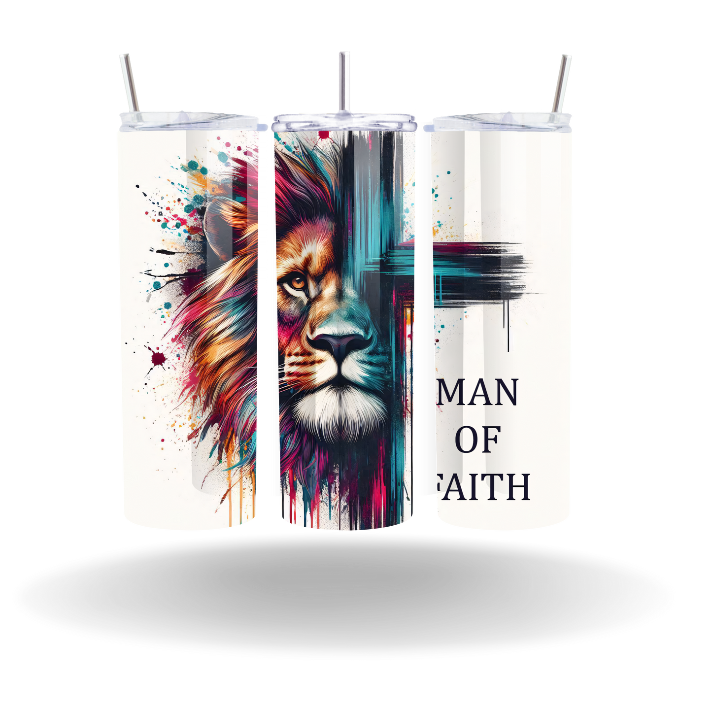 Man Of Faith Tumbler