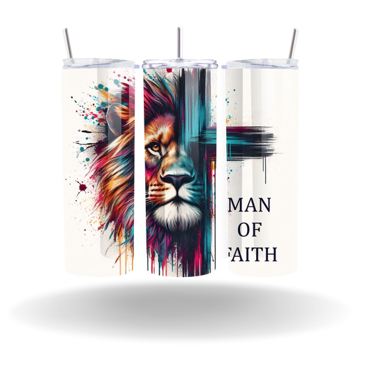 Man Of Faith Tumbler