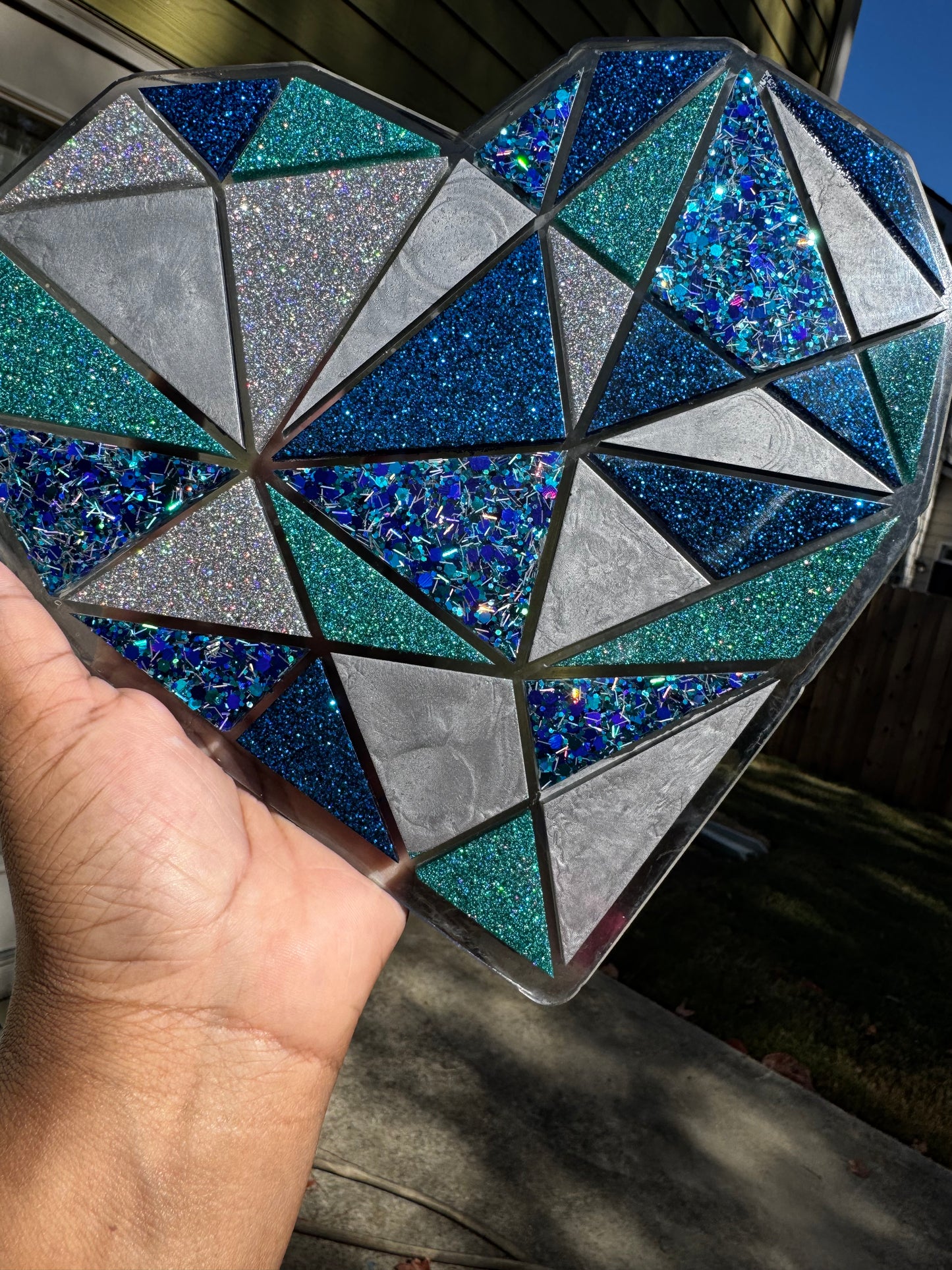 Custom Geometric Heart