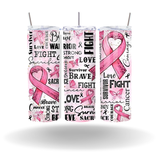 Pink Warrior Tumbler