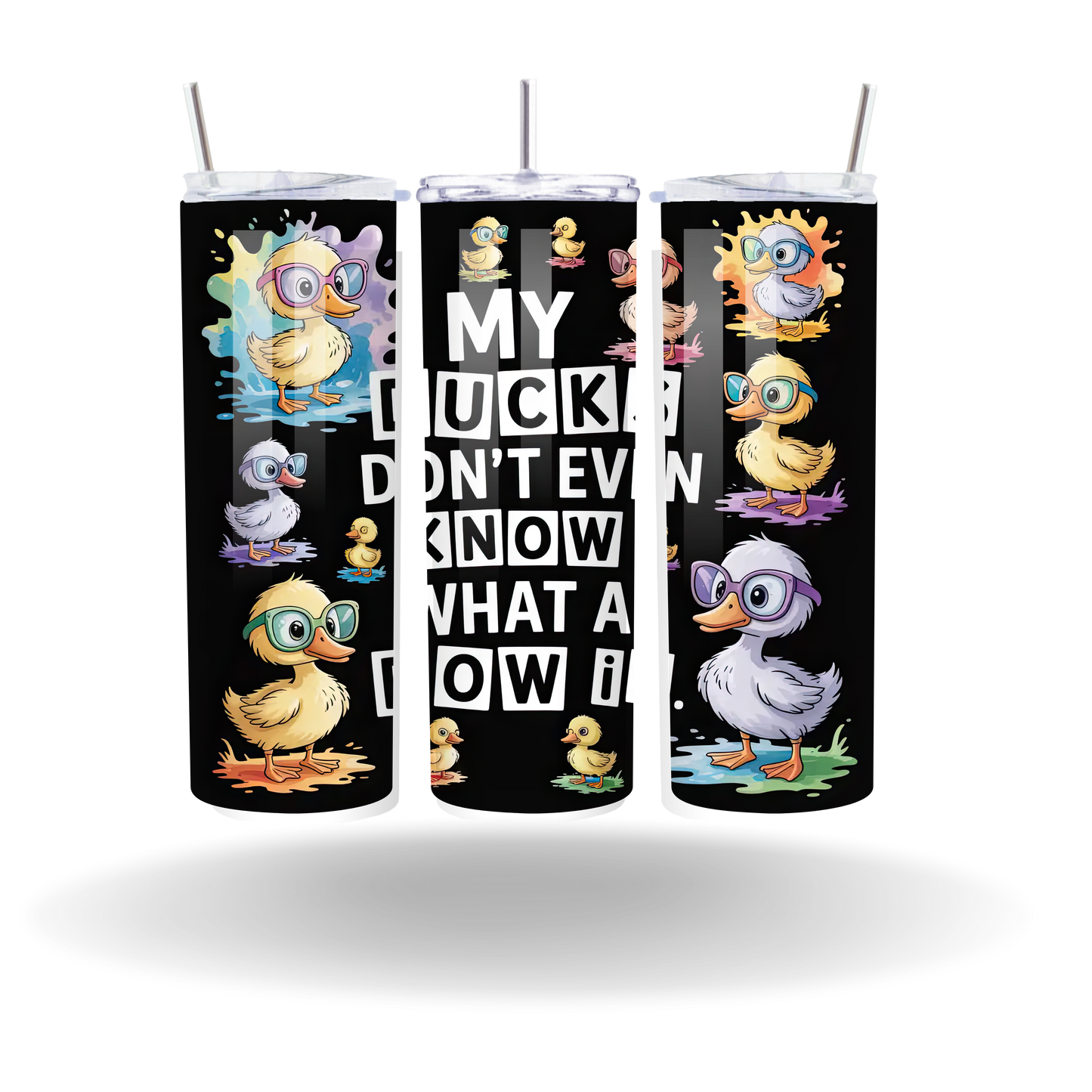 Ducks In A Row Tumbler