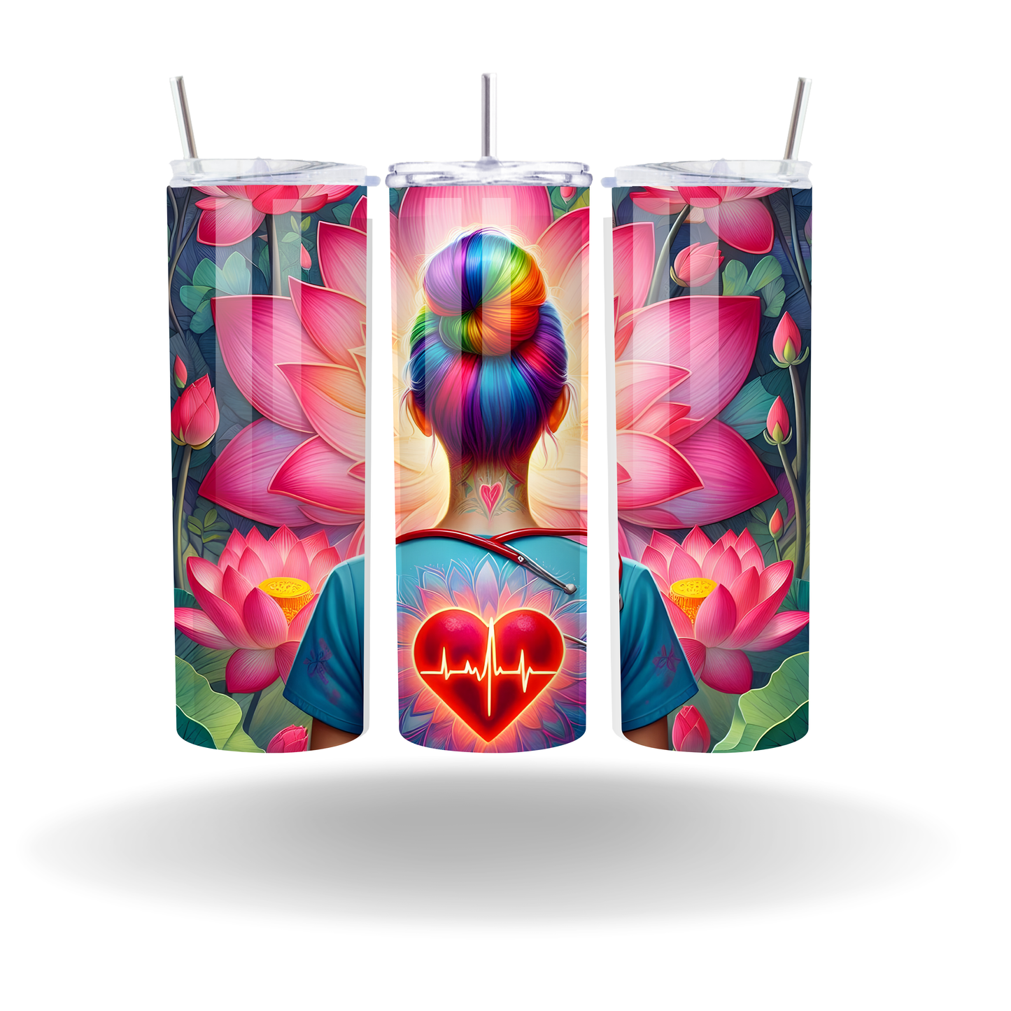 Nurse Lotus Tumbler