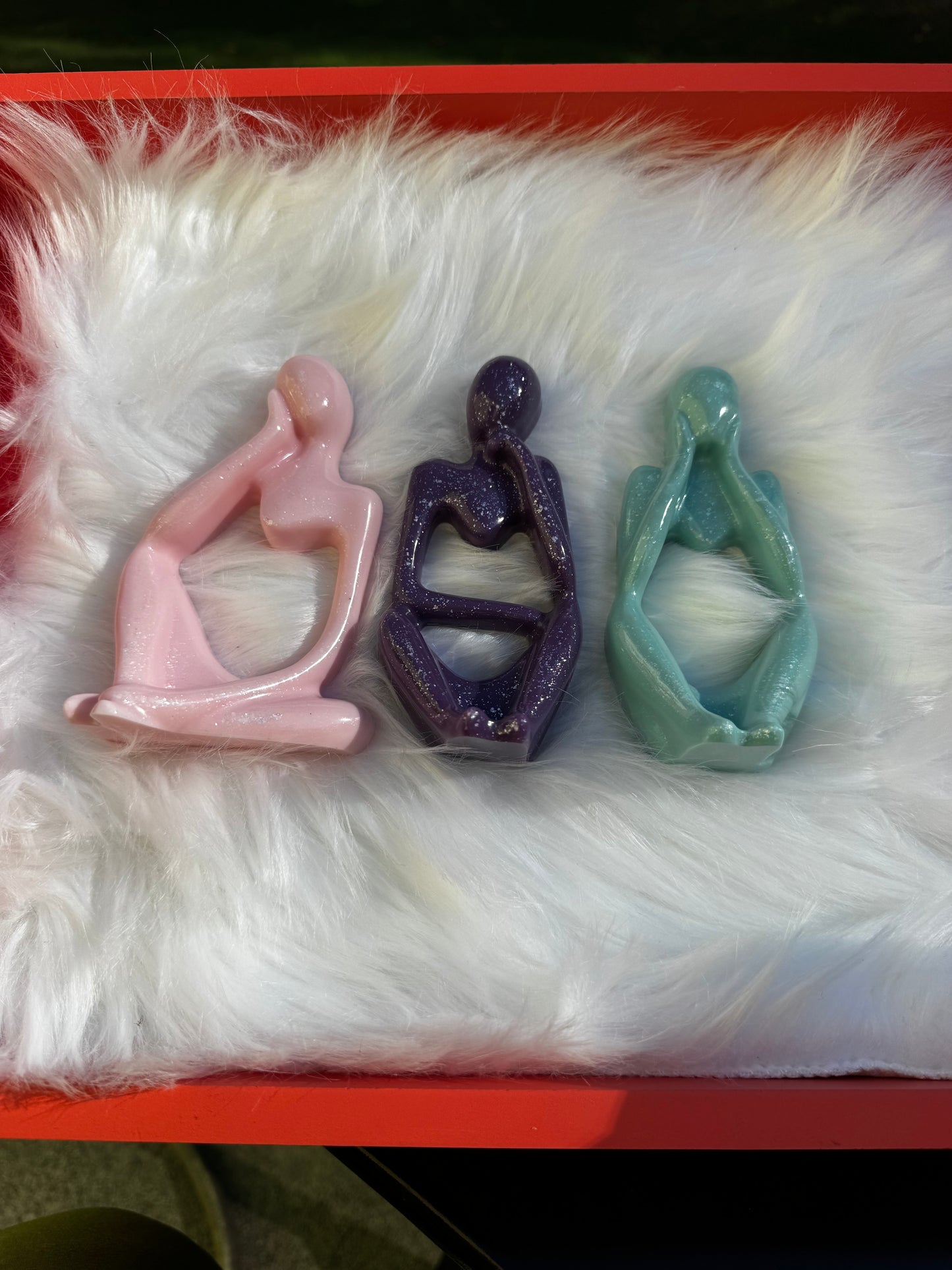 Pink Purple Teal Glitter Thinkers