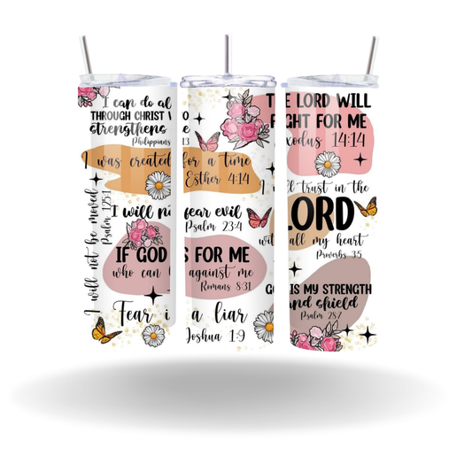 If God Is For Me Tumbler