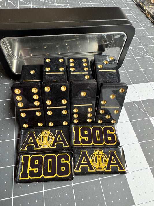 Black and Gold Dominos