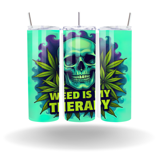 Weed Therapy Tumbler