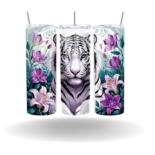 Purple Tiger Tumbler