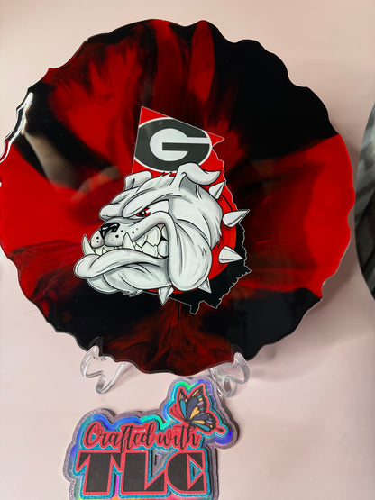 GA Bulldogs 13 inch Tray