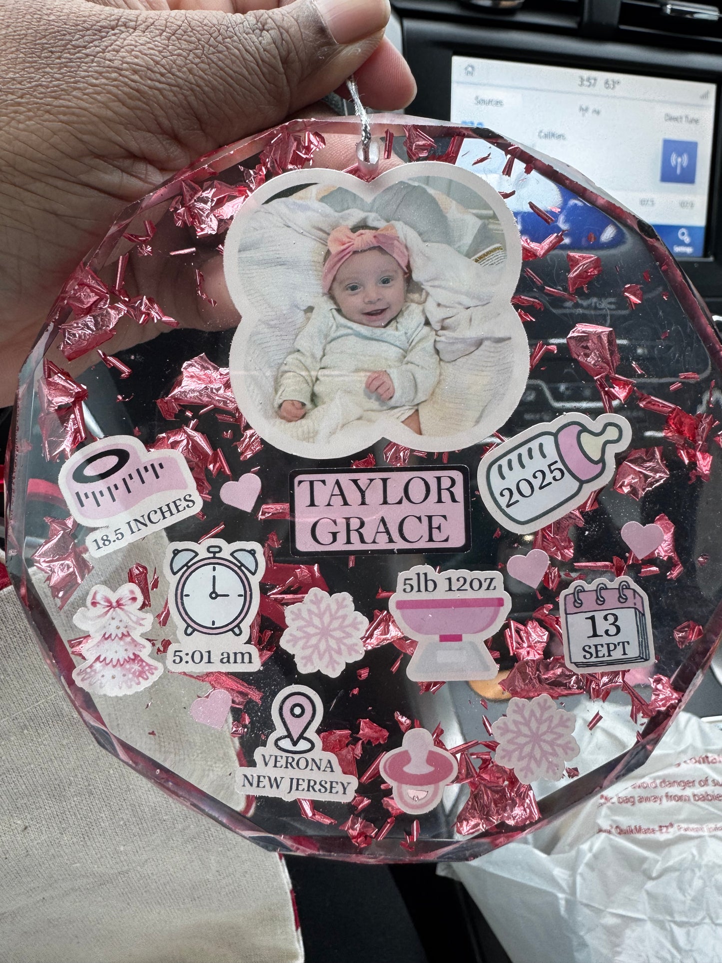 5in Christmas Ornament - Custom