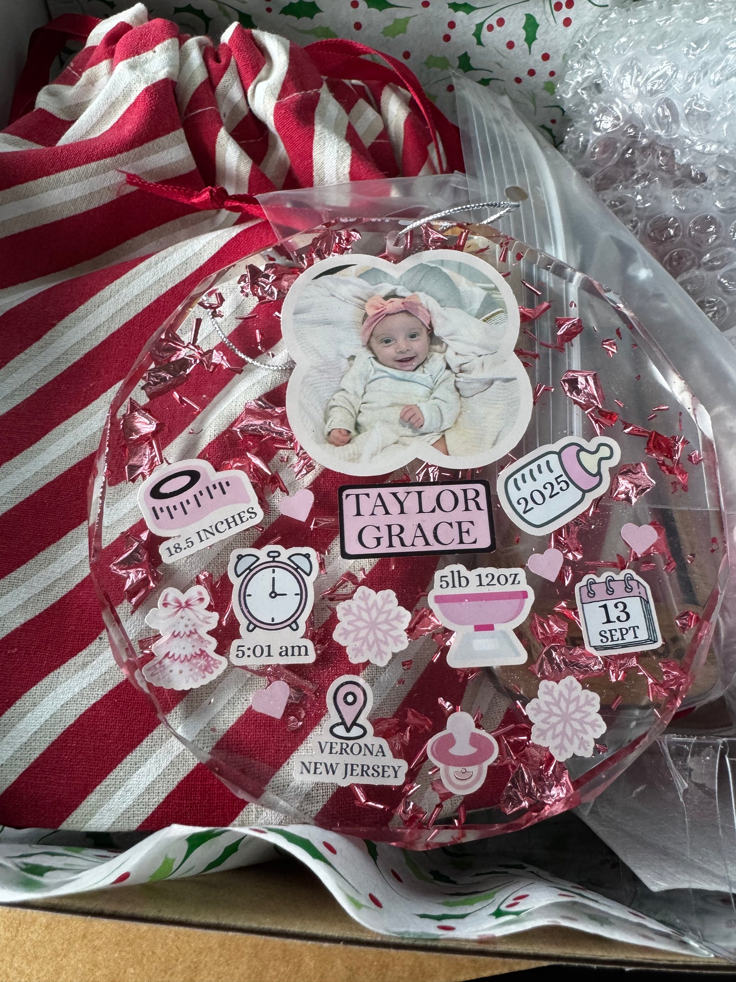 5in Christmas Ornament - Custom