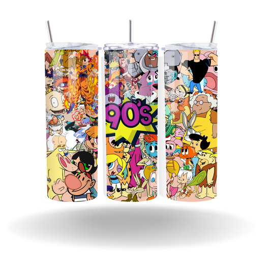 90’s Cartoon Tumbler