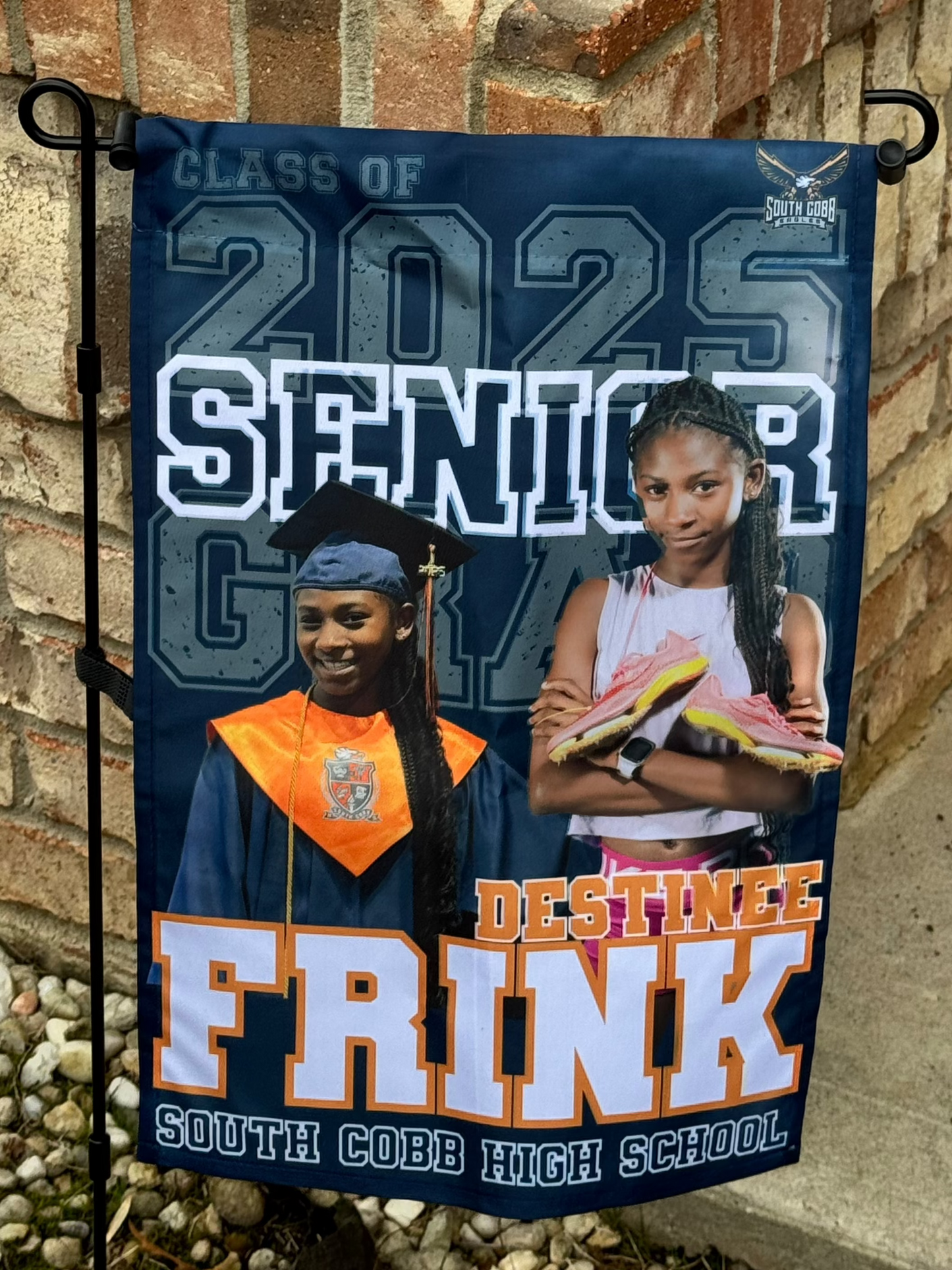 Graduation Garden Flag